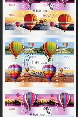 Australia SG2995a 2008 Up Up and Away Self-adhesive Booklet Pane Fine Used
