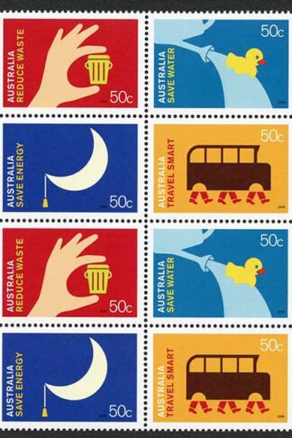 Australia SG3012a 2008 Living Green Block of 16 U/M