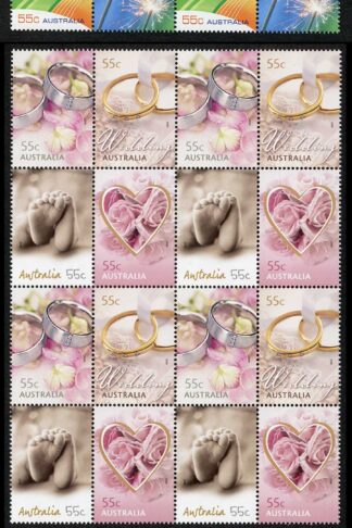 Australia SG3070a/9 2008 Occasions Set of 4 in blocks U/M
