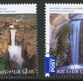 Australia SG3064/7 2008 Waterfalls Set of 4 Fine Used