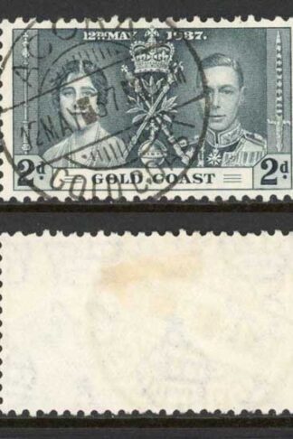 Gold Coast SG117/19 1937 Coronation Superb used Cat 12 pounds