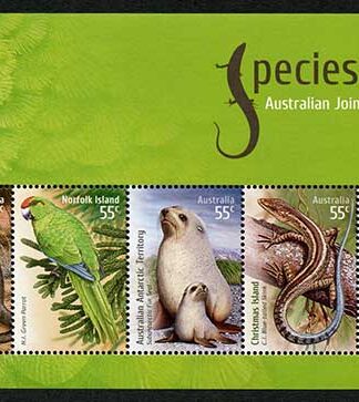 Australia SGMS3252 Species at Risk Joint Territory Miniature Sheet U/M