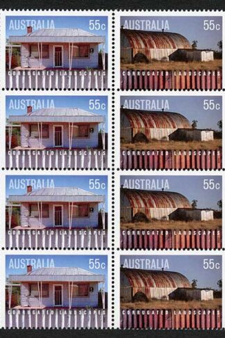 Australia SG3258a 2009 Corrugated Landscapes Sets Block of 16 U/M