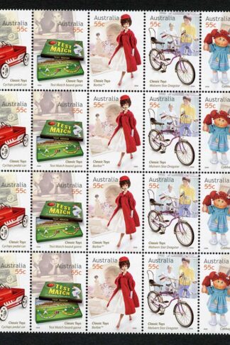 Australia SG3275a 2009 Classic Toys Set in Block of 20 U/M