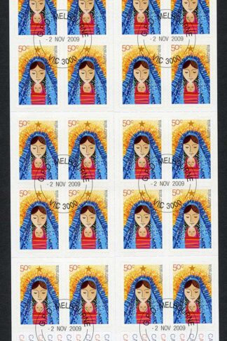 Australia SG3311a 2009 Christmas Self-adhesive Booklet Pane Fine Used