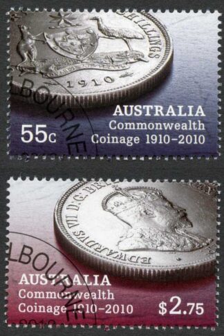 Australia SG3350/1 2010 Australian Commonwealth Coinage Set Fine Used