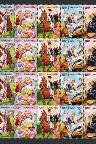 Australia SG3361a 2010 Come to the Show Block of 20 U/M
