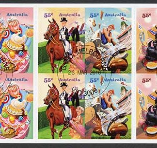 Australia SG3367a 2010 Come to the Show Mixed Self-adhesive Booklet Pane F/Used