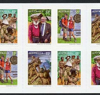 Australia SG3380b 2010 Kokoda Self-adhesive Booklet Pane U/M