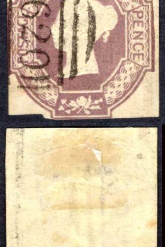 SG58 6d Dull Lilac Wmk Reversed Cat 1000 pounds