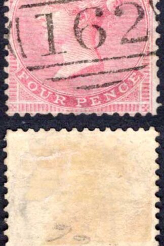 SG66 4d rose-carmine wmk Large Garter Cat 150 pounds SUPERB used