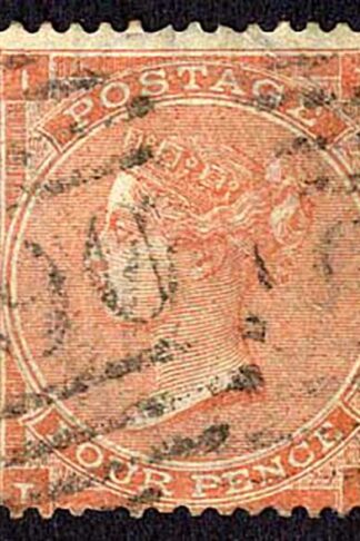 SG80 4d Pale Red Plate 3 (no hair lines) Cat 140 pounds