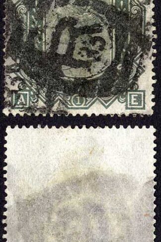 SG135 10/- Wmk Anchor white paper Cat 4000 pounds