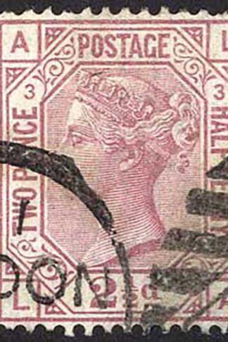SG141 2 1/2d Rosy Mauve wmk orb Plate 3 Cat 150 pounds