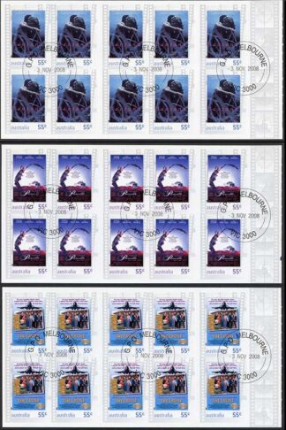 Australia SG3106b/10a Favourite Film Self-adhesive Booklet Panes Fine Used