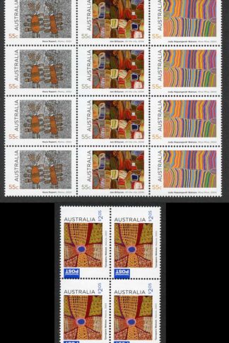 Australia SG3178a/82 2009 Indigenous Culture Paintings Set in Blocks U/M