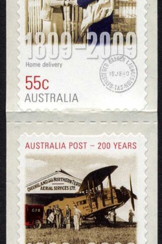 Australia SG3168a 2009 Years of Australia Post Self-adhesive Strip of 10 U/M