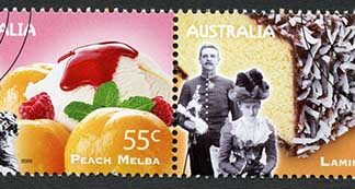 Australia SG3189a 2009 Not Just Desserts Australian Desserts Strip of 4 Fine Us