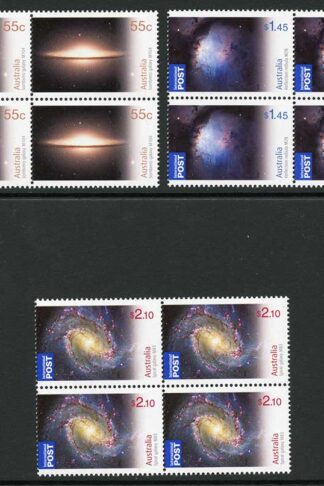 Australia SG3266/8 2009 Stargazing The Southern Skies Set in Blocks of 4 U/M