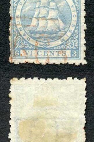 British Guiana SG92 6c milky blue Papermakers Wmk II