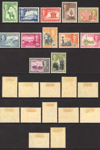 Gold Coast SG135/46 Set of 12 M/M (some with brown gum) Cat 85 pounds
