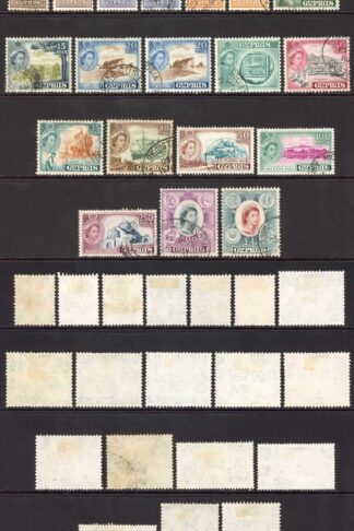 Cyprus SG173/87 Set of 15 Fine Used Cat 75 pounds
