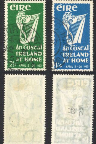 Ireland SG154/5 Set of 2 Fine Used Cat 30.35 pounds