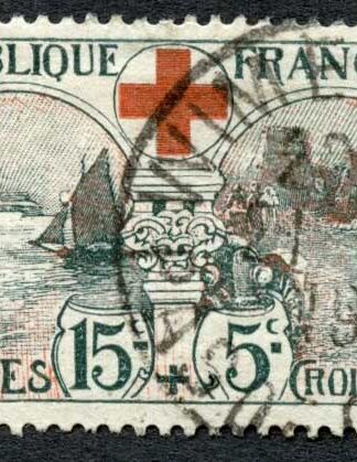 France SG378 1918 Red Cross CDS used Cat 85 pounds