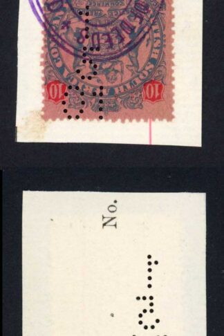 Rhodesia SG12 SG49/50 and SG73 Fiscally used on piece