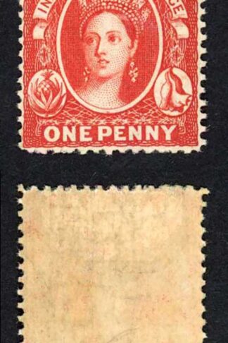 Bahamas SG23 1d Scarlet vermilion Perf 14 Wmk CC CONSTANT Variety M/M
