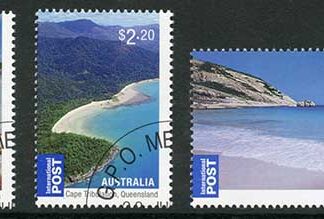 Australia SG3426/8 2010 Beaches International Stamps Set of 3 Fine Used