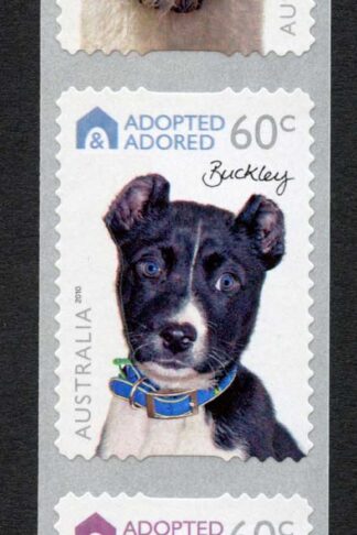Australia SG3436a 2010 Adopted and Adored Self Adhesive Strip of 5 Pemara U/M