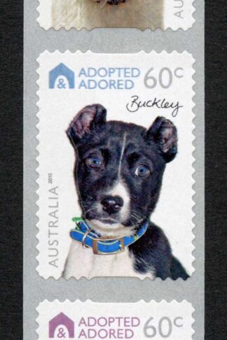Australia SG3436a 2010 Adopted and Adored Self Adhesive Strip of 5 Pemara U/M (