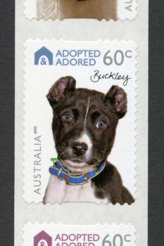 Australia SG3436a 2010 Adopted and Adored Self Adhesive Strip of 5 McKellar U/M