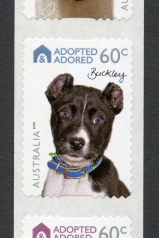 Australia SG3436a 2010 Adopted and Adored Self Adhesive Strip of 5 McKellar U/M
