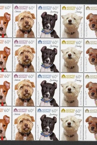 Australia SG3431a 2010 Adopted and Adored Sets in Block of 20 U/M