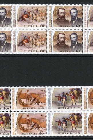 Australia SG3466a/8a 2010 150th Ann of Burke and Wills Set of 4 in Blocks U/M