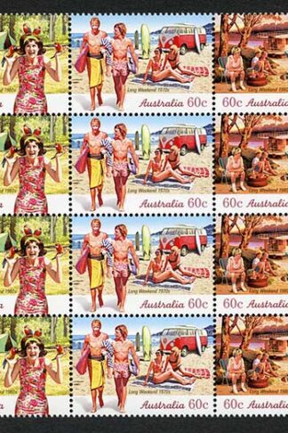 Australia SG3482a 2010 Through the Years  Long Weekend Set Block of 20 U/M