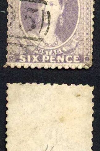 Bahamas SG19 6d lavender-grey Perf 13 No Wmk Fine Used Cat 475 pounds