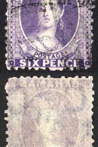 Bahamas SG45 4d on 6d Deep Violet faint surcharge Cat 400 pounds