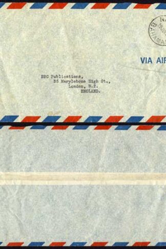 Bahamas SG154c 10d yellow-orange on Airmail cover