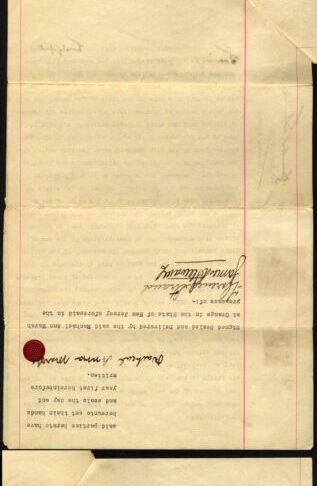 Bahamas 1924 Deed of Conveyance with Staircase 3/- and 1912-19 6d. and 5/- (2)