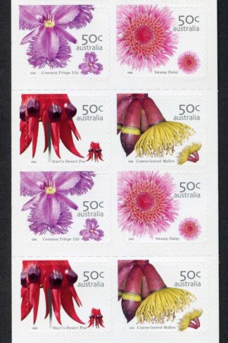Australia SG2534c 2005 Wildflowers (1st series) Self Adhesive Pane of 10 U/M
