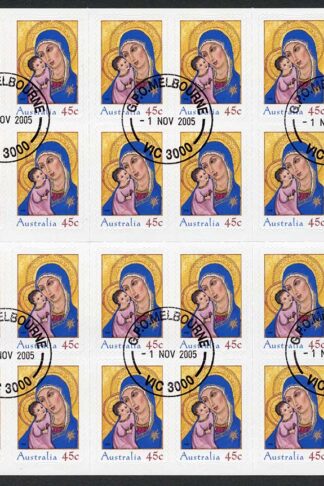 Australia SG2573a 2005 Christmas Self Adhesive Booklet Pane Fine Used
