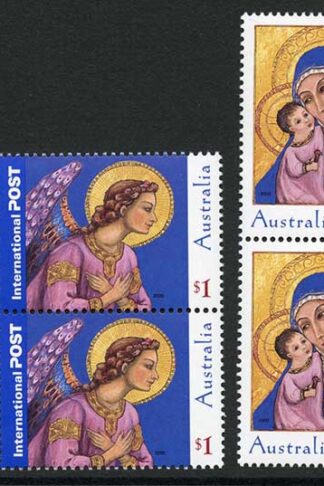 Australia SG2571/2 2005 Christmas Set in Blocks of 4 U/M
