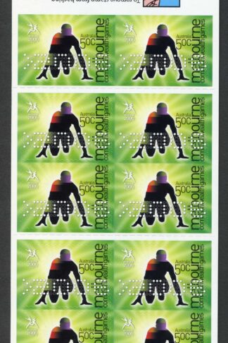 Australia SG2600a 2006 Commonwealth Games Melbourne (2nd issue) S-A Pane U/M