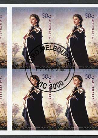 Australia SG2627a 2006 Queen Elizabeth II Birthday Self Adhesive Pane Fine Used