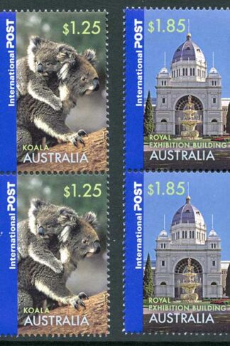 Australia SG2638/9 2006 Greetings from Australia Sets in Blocks of 4 U/M