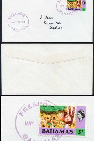 Bahamas QEII cover addressed to PO Box 1991 Freeport with Freeport CDS