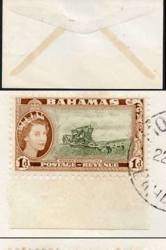 Bahamas QEII cover with Mortimers CDS
